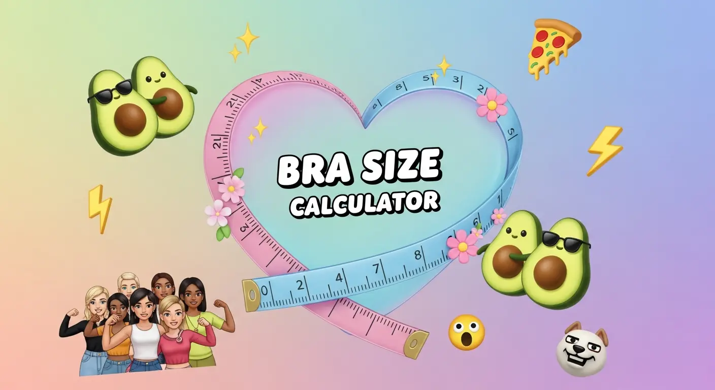 USA Bra Size Calculator with American Measurement Chart