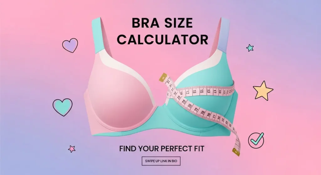 British Bra Size Calculator with UK Measurement Chart