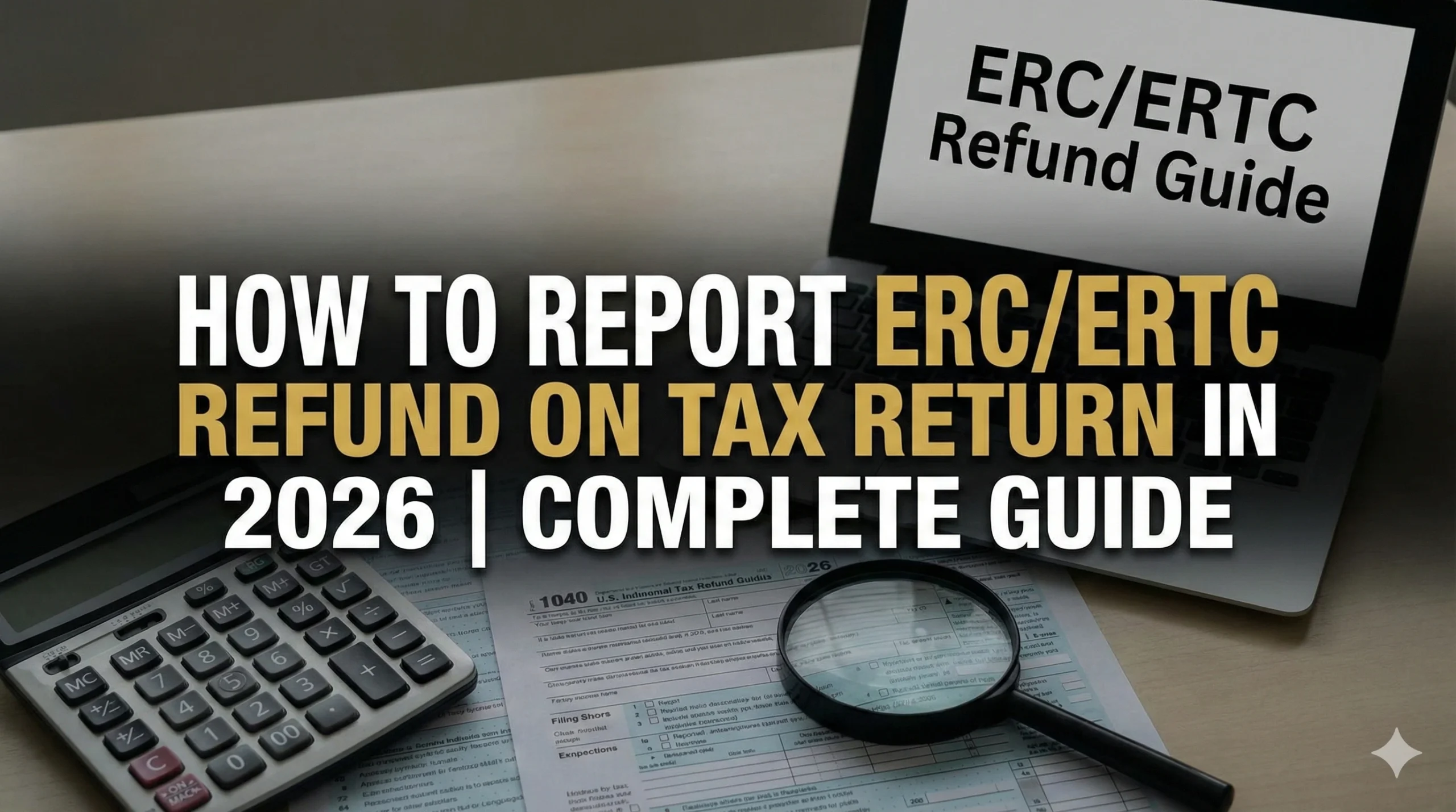 How to Report ERC/ERTC Refund on Tax Return in 2026 | Complete Guide